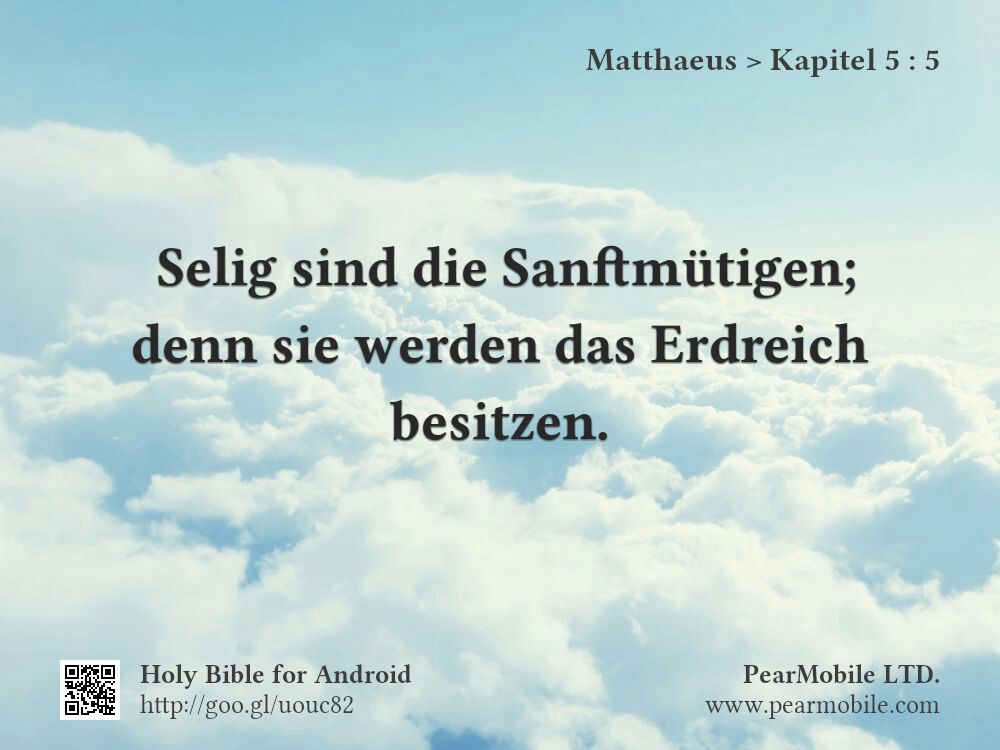 Matthaeus, Kapitel 5:5